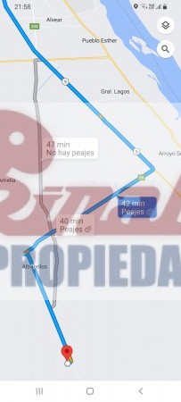 Terreno Coronel Bogado 13,75x50m2